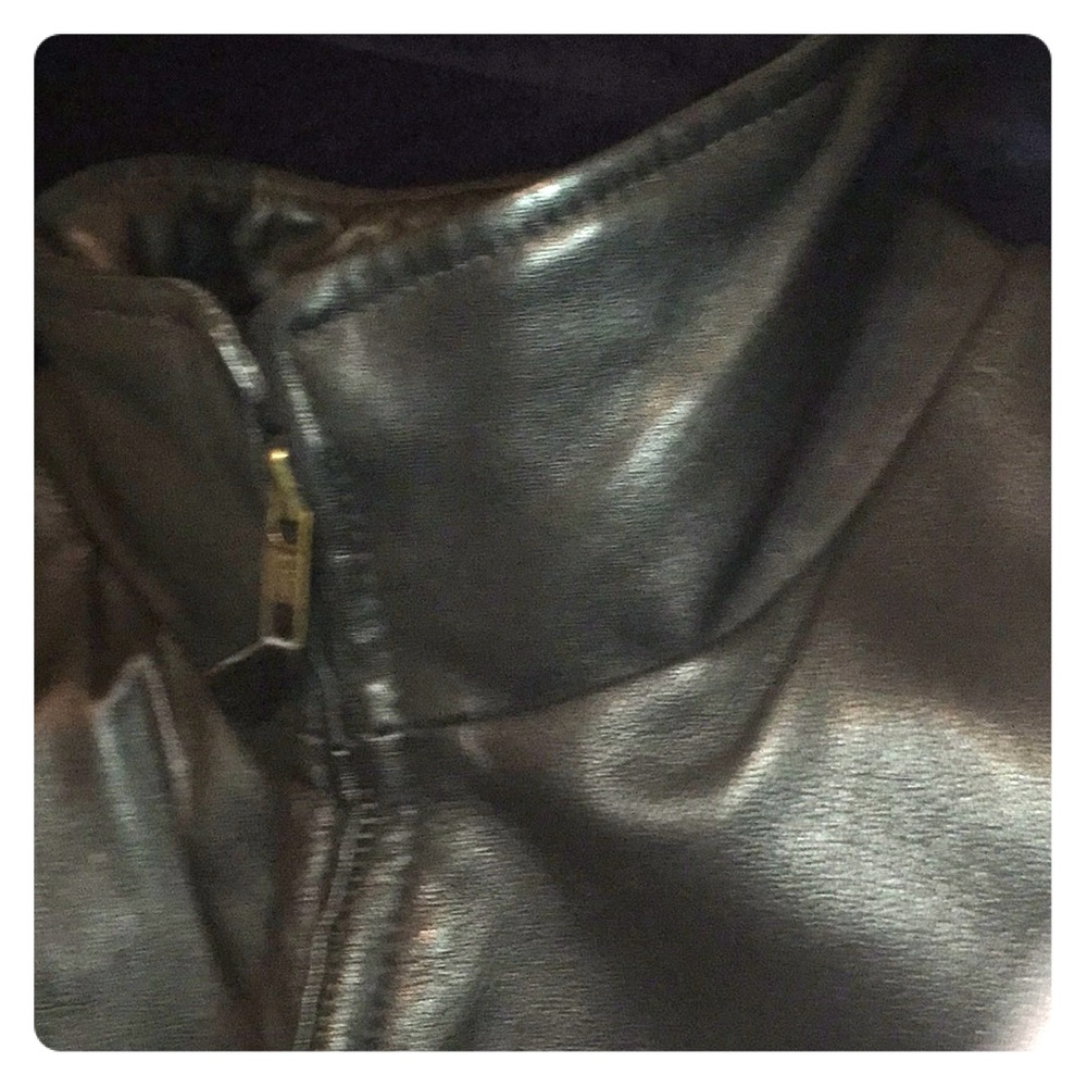 Mens Pullover Leather Jacket